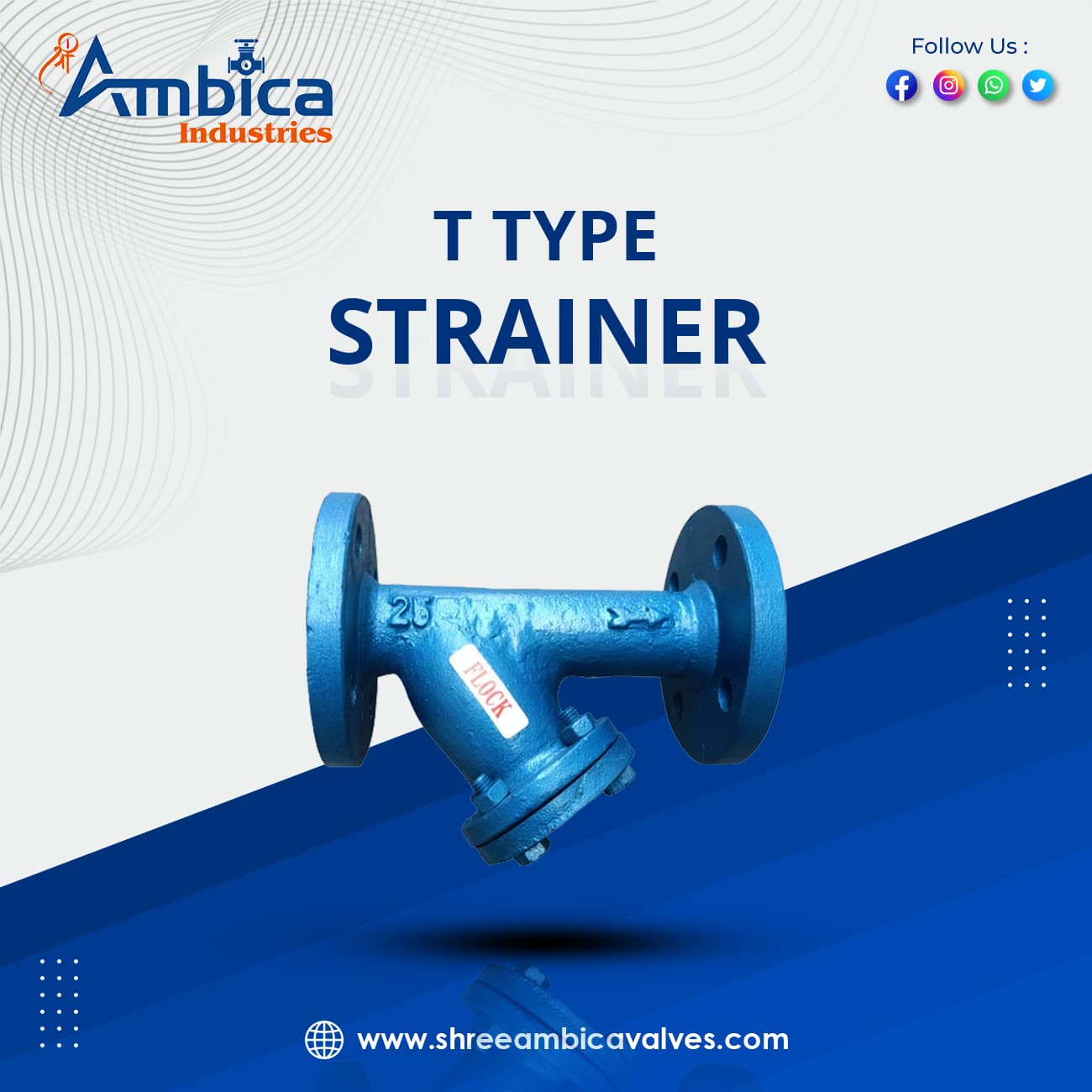 T-Type-Strainer supplier in Ahmedabad, Gujarat